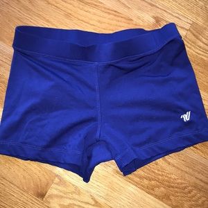 Blue varsity spandex